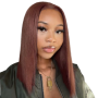 Full Frontal Brown Brazilian Hair Wig.