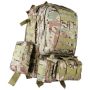 Tactical Backpack With 3 Molle Bags - 55L
