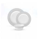 Velvet 12 Piece Dinner Set Tudor Grey