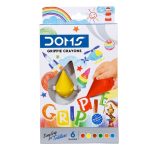 Doms Grippie Crayons 6SHADES 8354