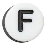 Tiny Friendship Letter F Jibbitz - Multi Osfa