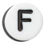 Tiny Friendship Letter F Jibbitz - Multi / Osfa