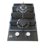 Alva GDH202 30cm 2 Burner Gas On Glass Top