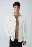 Cotton On Heavy Overshirt - Ecru Cord