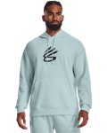 Men's Ua Curry Big Splash Hoodie - Fuse Teal XL