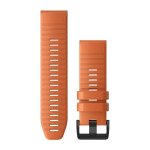 Garmin Quickfit 26 Watch Bands - Ember Orange Silicone