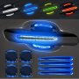 8PCS Door Handle Protective Film Safety Reflective Strip Door Wrist Protective Sticker Door Handle Sticker Lacquer Anti-scratch Sticker