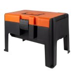 Big Jim Step Stool Toolbox Orange