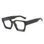 Fashion Funky All-match Simple Square Glasses Frame Ideal Choice For Gifts