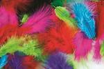 Dala Craft Feathers - 15cm Assorted Colours Bag Of 20
