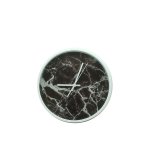 Black Marble Look Wall Clock SGN1509