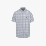 Mens Aspen Short Sleeve Classic Shirt Blue - 10XL