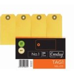JD2 Buff-manilla Tags - NO.1 70 X 35MM Box Of 1000