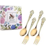 Vintage Style Fork And Spoon Set