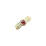 Luxury Full Diamond And Ruby Ring Vintage And Unique Ring