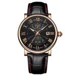 LD-1308 Leather Watch - 42MM