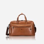 Leather Duffel Weekender Medium Brown - Ys Travel Bags