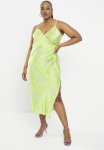 Plus The Asanda Dress - Lime & Lilac Floral