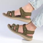 Ladies Adventure Strap Sandals - Olive - 9