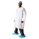 Disposable Non-woven Lab Coats 10S