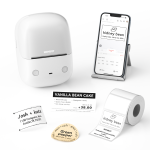 NB807 - Niimbot - B2 - 203DPI - Portable Thermal Label Printer Incl Free Label Roll 50X30MM Light Sand
