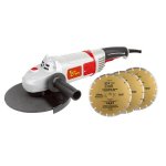 Tork Craft 2400W Angle Grinder 230MM With Diamond Blade TORKIT003