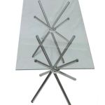 8 Seater Rectangular Glass Table