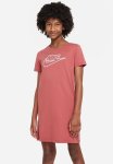 Nike G Nsw Futura Tshirt Dress - Canyon Rust & White