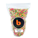 Ib Colour Fennel Somph Seed Rangin Saunf Mukhwas 500G Bulk Pack - Candy-coated Sweet Fennel Seeds For Kids Birthday Parties & Al