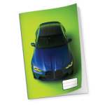Marlin A4 Pre-cut Book Cover Green And Blue Bmw 5S