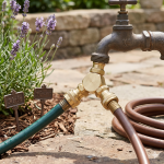 Heavy Duty Brass 3-WAY Garden Hose Splitter