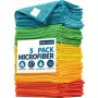 Microfiber Cleaning Cloths 1/5/10PCS - Reusable Lint-free Towels For Kitchen Bathroom Car & Outdoor - Versatile Household Cleaning Supplies Assorted Colors