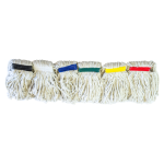 White Hygiene Fan Mop Cotton Replacement Head - Absorbent Mop Head
