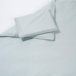 200 Thread Count 100% Cotton Cot Duvet Cover Set Duck Egg