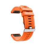 For Garmin Fenix 5 Silicone Watch Band Orange