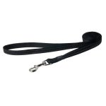 Rogz Utility Reflective Classic Lead - Fanbelt Large Black