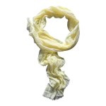 Thin Polyester Scarf - Yellow