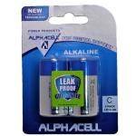 Alphacell Pro Alkaline Size C 2PC Digital Batteries 3 Pack