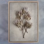 Everlasting 1 Art Print - A3 Framed Canvas With Natural Wood Frame