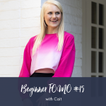 Beginner Fomo Workout 15 Cait