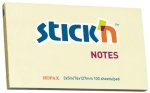 - Adhesive Notes 76X127MM - Pastel Yellow Box Of 12