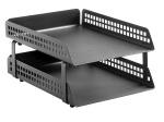 Krost 3TIER Perf Steel Tray Black