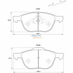 Stone Brake Pad Set Front SP31880