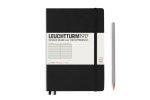 Leuchtturm Notebook Hardcover A5 Black Ruled
