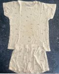 Zara White Fruit Print Pajama Set 9 10Y