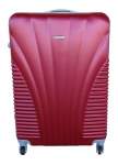 Smte Blue Star 1 Piece Hard Outer Shell Luggage 24 Red With Keychain