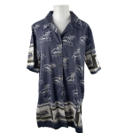 Tropical Print Shortsleeve Shirt - M l