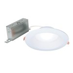 Halo Lt 6 In Canless LED Recessed Indoor outdoor Dimmable Ceiling Downlight Wet Location Rated Selectable Color Temperature 2700