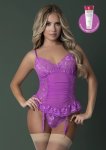 Magic Silk Butterfly Fantasies Basque & Cheeky Panty Set