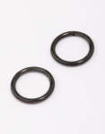 Black Surgical Steel Sleeper Earrings 8MM